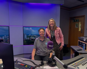ARH Air Conditioning owner Aaron being interviewed on BBC Radio Solent about AC demand in Hampshire