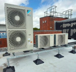 air conditioning installation in Portsmouth home during summer heatwave